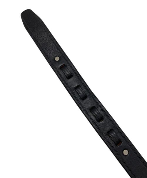 TORY LEATHER（トリーレザー）TORY LEATHER (トリーレザー) Hoof Pick Belt ブラック サイズ:34の古着・服飾アイテム