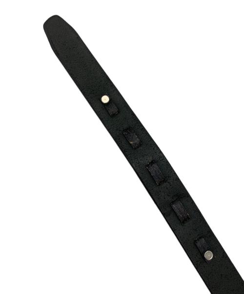 TORY LEATHER（トリーレザー）TORY LEATHER (トリーレザー) Hoof Pick Belt ブラック サイズ:34の古着・服飾アイテム