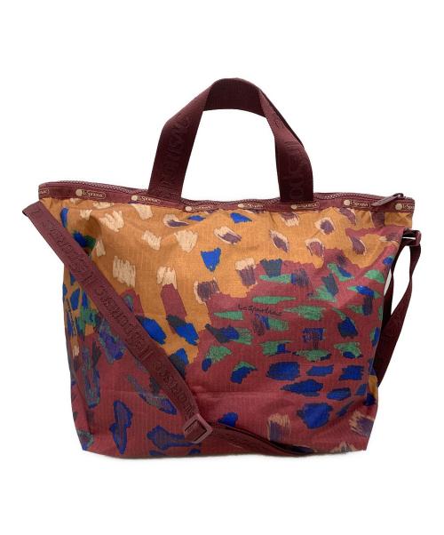 LeSportsac（レスポートサック）LeSportsac (レスポートサック) LARGE ELLE TOTE ブラウンの古着・服飾アイテム