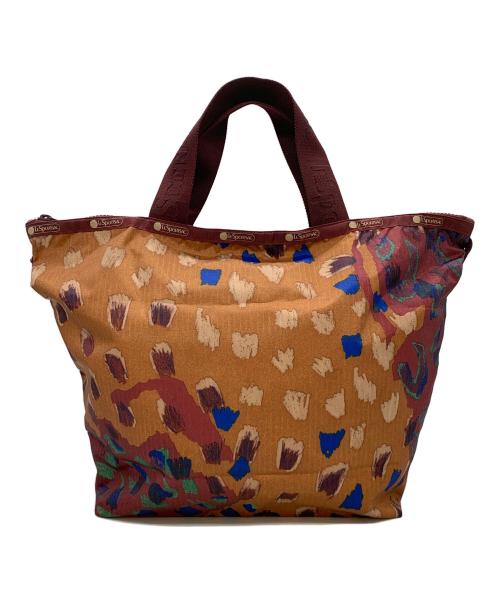 LeSportsac（レスポートサック）LeSportsac (レスポートサック) LARGE ELLE TOTE ブラウンの古着・服飾アイテム