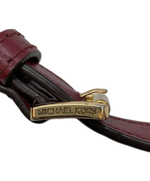 MICHAEL KORS（マイケルコース）MICHAEL KORS (マイケルコース) ショルダーバッグ ボルドーの古着・服飾アイテム
