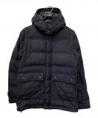 BLACK LABEL CRESTBRIDGEブラックレーベル クレストブリッジ）の古着「ダウンジャケット」｜ネイビー