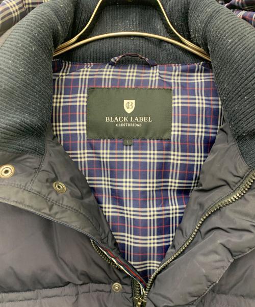 BLACK LABEL CRESTBRIDGE（ブラックレーベル クレストブリッジ）BLACK LABEL CRESTBRIDGE (ブラックレーベル クレストブリッジ) ダウンジャケット ネイビー サイズ:Lの古着・服飾アイテム