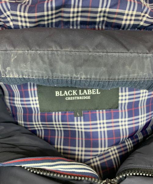 BLACK LABEL CRESTBRIDGE（ブラックレーベル クレストブリッジ）BLACK LABEL CRESTBRIDGE (ブラックレーベル クレストブリッジ) ダウンジャケット ネイビー サイズ:Lの古着・服飾アイテム