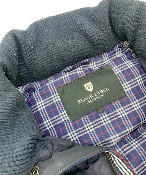 BLACK LABEL CRESTBRIDGE（ブラックレーベル クレストブリッジ）BLACK LABEL CRESTBRIDGE (ブラックレーベル クレストブリッジ) ダウンジャケット ネイビー サイズ:Lの古着・服飾アイテム