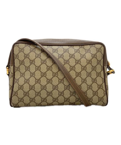 GUCCI（グッチ）GUCCI (グッチ) ショルダーバッグ ベージュ×ブラウンの古着・服飾アイテム