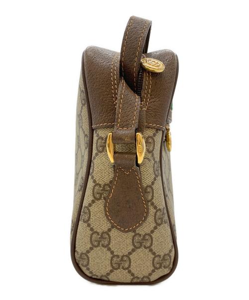 GUCCI（グッチ）GUCCI (グッチ) ショルダーバッグ ベージュ×ブラウンの古着・服飾アイテム