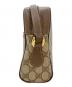 中古・古着 GUCCI (グッチ) ショルダーバッグ ベージュ×ブラウン：15000円