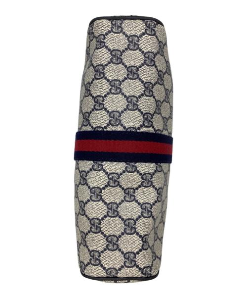 GUCCI（グッチ）GUCCI (グッチ) ショルダーバッグ ベージュ×ネイビーの古着・服飾アイテム
