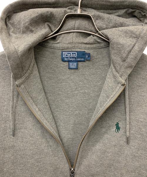 POLO RALPH LAUREN（ポロ・ラルフローレン）POLO RALPH LAUREN (ポロ・ラルフローレン) ジップパーカー グレー サイズ:Sの古着・服飾アイテム