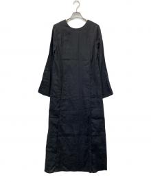 Loungedress（ラウンジドレス）の古着「長袖ワンピース」｜ブラック