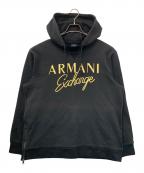 ARMANI EXCHANGEアルマーニ エクスチェンジ）の古着「プルオーバーパーカー」｜ブラック