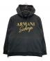 ARMANI EXCHANGE（アルマーニ エクスチェンジ）の古着「プルオーバーパーカー」｜ブラック