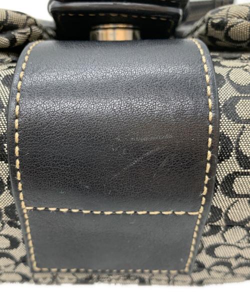 COACH（コーチ）COACH (コーチ) ショルダーバッグ ブラック×グレーの古着・服飾アイテム