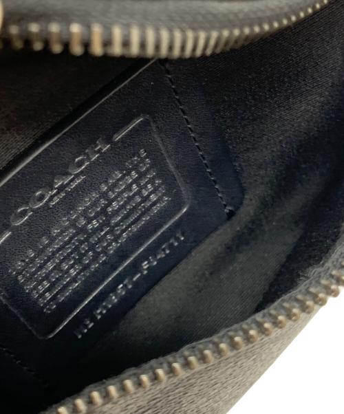 COACH（コーチ）COACH (コーチ) ウエストバッグ グレー×ブラックの古着・服飾アイテム