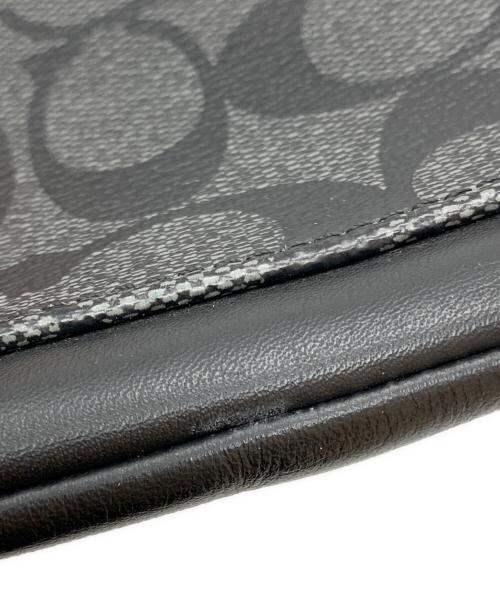 COACH（コーチ）COACH (コーチ) ウエストバッグ グレー×ブラックの古着・服飾アイテム
