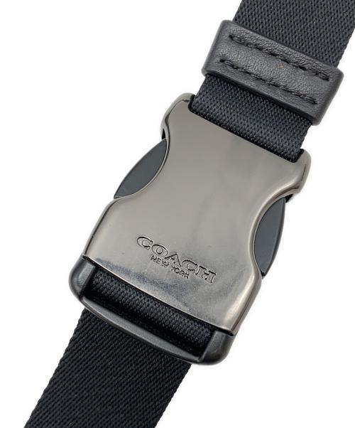 COACH（コーチ）COACH (コーチ) ウエストバッグ グレー×ブラックの古着・服飾アイテム