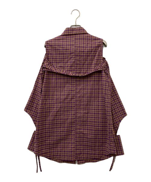 MAISON SPECIAL（メゾンスペシャル）MAISON SPECIAL (メゾンスペシャル) マルチウェイレイヤードシャツ パープル サイズ:FREEの古着・服飾アイテム
