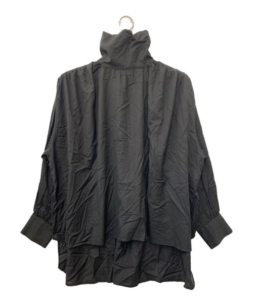 RIM.ARK（リムアーク）RIM.ARK (リムアーク) Long neck gather tops ブラック サイズ:FREEの古着・服飾アイテム
