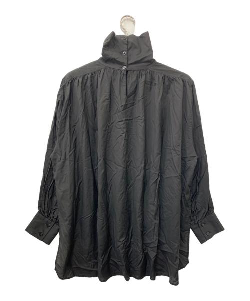 RIM.ARK（リムアーク）RIM.ARK (リムアーク) Long neck gather tops ブラック サイズ:FREEの古着・服飾アイテム