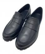 ECCOエコー）の古着「MOC-TOE PENNY LOAFER」｜ブラック