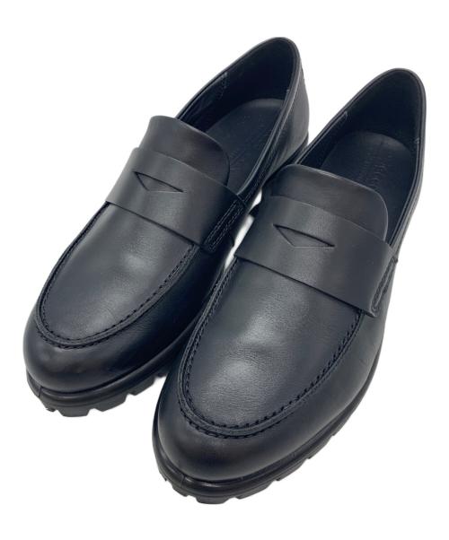 ECCO（エコー）ECCO (エコー) MOC-TOE PENNY LOAFER ブラック サイズ:24の古着・服飾アイテム