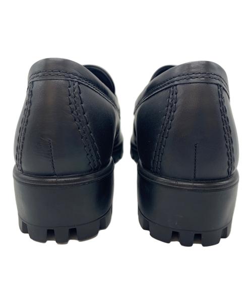 ECCO（エコー）ECCO (エコー) MOC-TOE PENNY LOAFER ブラック サイズ:24の古着・服飾アイテム