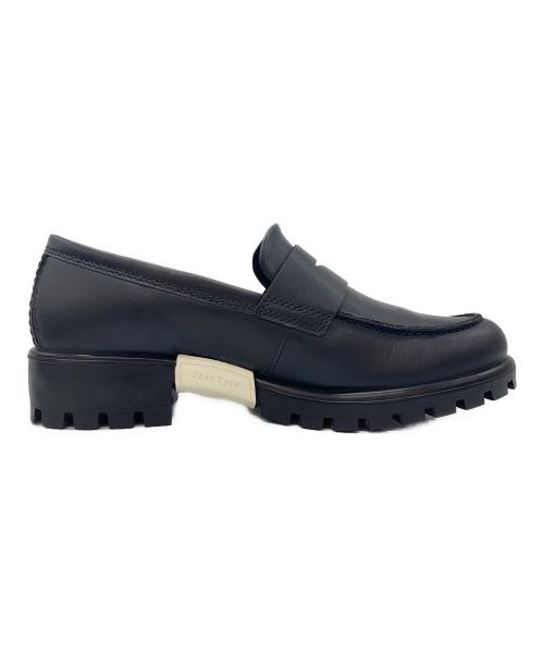 ECCO（エコー）ECCO (エコー) MOC-TOE PENNY LOAFER ブラック サイズ:24の古着・服飾アイテム