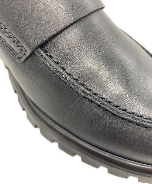 ECCO（エコー）ECCO (エコー) MOC-TOE PENNY LOAFER ブラック サイズ:24の古着・服飾アイテム