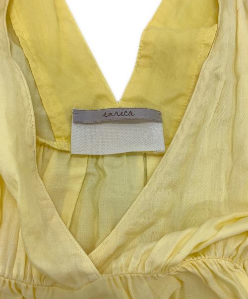 enrica（エンリカ）enrica (エンリカ) ノースリーブ・キャミソールワンピース イエロー サイズ:FREEの古着・服飾アイテム