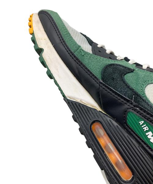 NIKE（ナイキ）NIKE (ナイキ) AIR MAX 90 pure platinum/black ホワイト×グリーン サイズ:28の古着・服飾アイテム