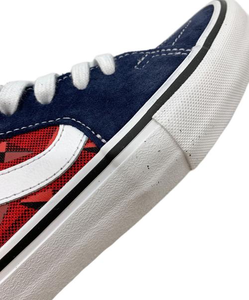 VANS（ヴァンズ）VANS (ヴァンズ) Supreme (シュプリーム) Sk8-Hi Supreme Diamond Plate ネイビー×レッド サイズ:26.5の古着・服飾アイテム