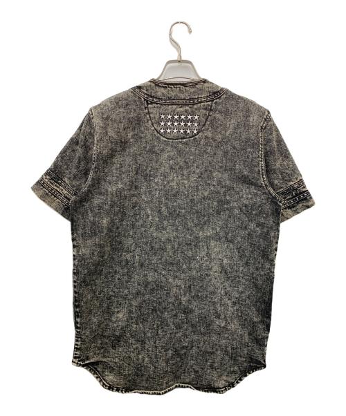 LEFLAH（レフラー）LEFLAH (レフラー) ベースボールシャツ ブラック サイズ:Lの古着・服飾アイテム