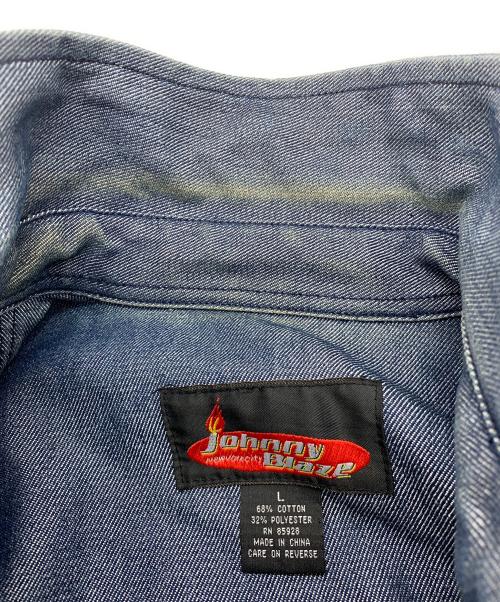 JOHNNY BLAZE（ジョニーブレイズ）JOHNNY BLAZE (ジョニーブレイズ) デニムジャケット インディゴ サイズ:Lの古着・服飾アイテム