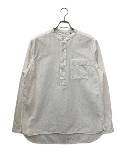 Barbour（バブアー）Barbour (バブアー) バンドカラーシャツ ホワイト サイズ:UK Mの古着・服飾アイテム