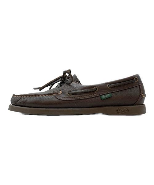 PARABOOT（パラブーツ）PARABOOT (パラブーツ) デッキシューズ ブラウン サイズ:7　1/2の古着・服飾アイテム