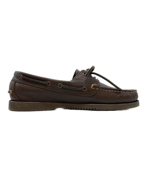 PARABOOT（パラブーツ）PARABOOT (パラブーツ) デッキシューズ ブラウン サイズ:7　1/2の古着・服飾アイテム