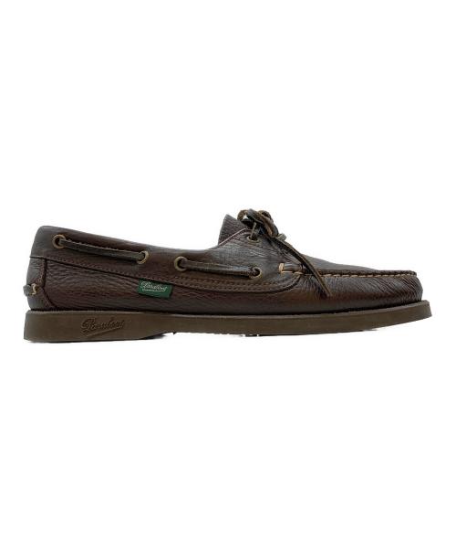 PARABOOT（パラブーツ）PARABOOT (パラブーツ) デッキシューズ ブラウン サイズ:7　1/2の古着・服飾アイテム