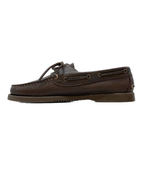 PARABOOT（パラブーツ）PARABOOT (パラブーツ) デッキシューズ ブラウン サイズ:7　1/2の古着・服飾アイテム