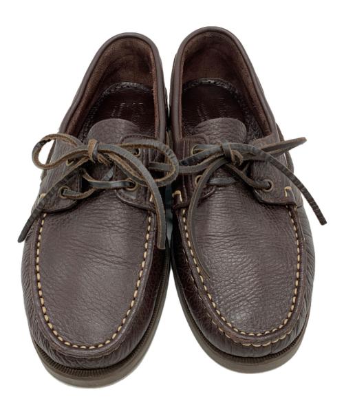 PARABOOT（パラブーツ）PARABOOT (パラブーツ) デッキシューズ ブラウン サイズ:7　1/2の古着・服飾アイテム