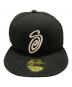 New Era (ニューエラ) stussy (ステューシー) 59FIFTY SWIRLY S CAP ブラック×グレー サイズ:7 1/4：7000円