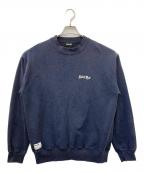 Schottショット）の古着「QUALITY OVER QUANTITY CREW SWEAT」｜ネイビー