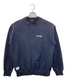 Schott（ショット）の古着「QUALITY OVER QUANTITY CREW SWEAT」｜ネイビー