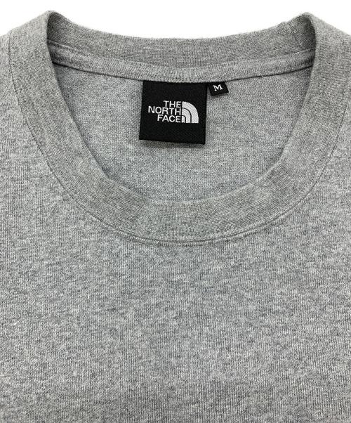THE NORTH FACE（ザ ノース フェイス）THE NORTH FACE (ザ ノース フェイス) L/Sヌプシコットンティー グレー サイズ:Mの古着・服飾アイテム
