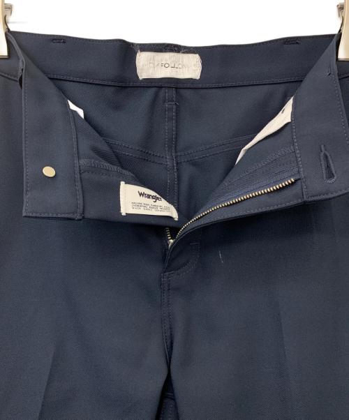 Wrangler（ラングラー）Wrangler (ラングラー) UNFOLLOW (アンフォロー) WRANCHER DRESS PANTS ネイビー サイズ:Mの古着・服飾アイテム