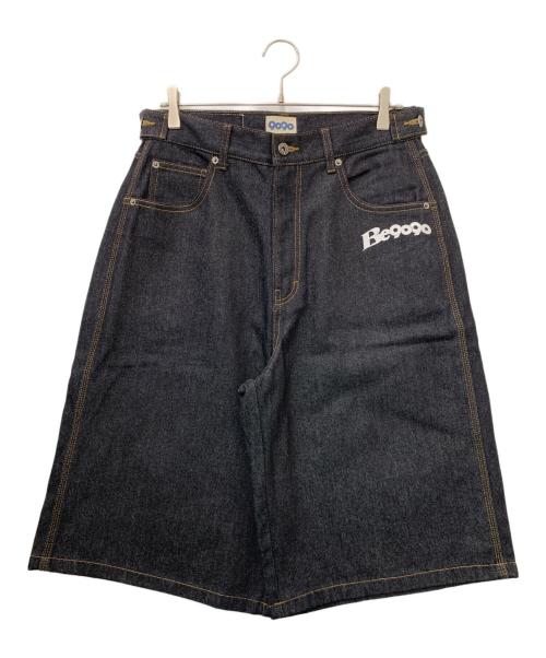 9090（9090）9090 (9090) BECK (ベック) OG Logo Jorts インディゴ サイズ:Lの古着・服飾アイテム