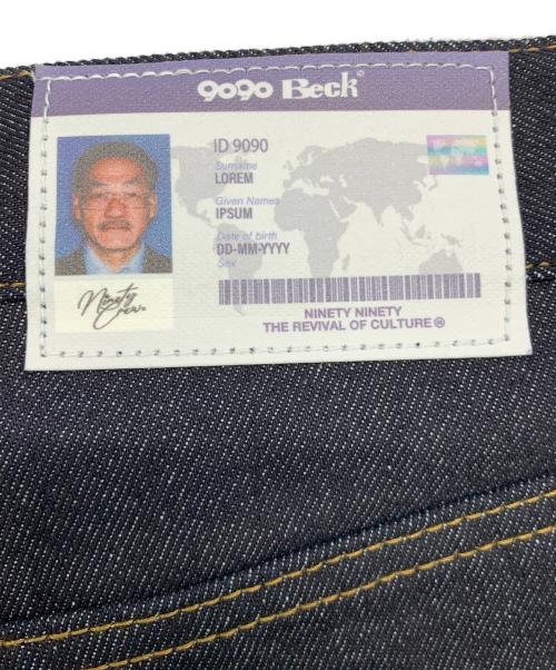 9090（9090）9090 (9090) BECK (ベック) OG Logo Jorts インディゴ サイズ:Lの古着・服飾アイテム