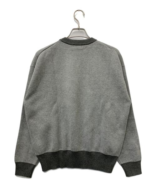 BECK AND CALL（ベックアンドコール）BECK and call (ベックアンドコール) drag Queen crew neck Knit グレー サイズ:Sの古着・服飾アイテム