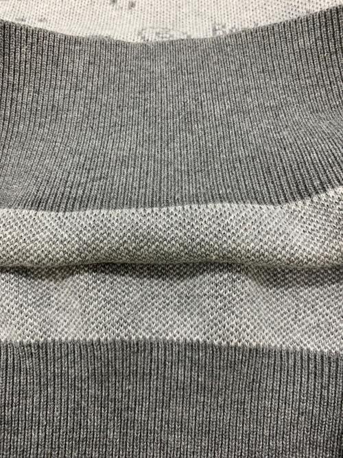 BECK AND CALL（ベックアンドコール）BECK and call (ベックアンドコール) drag Queen crew neck Knit グレー サイズ:Sの古着・服飾アイテム