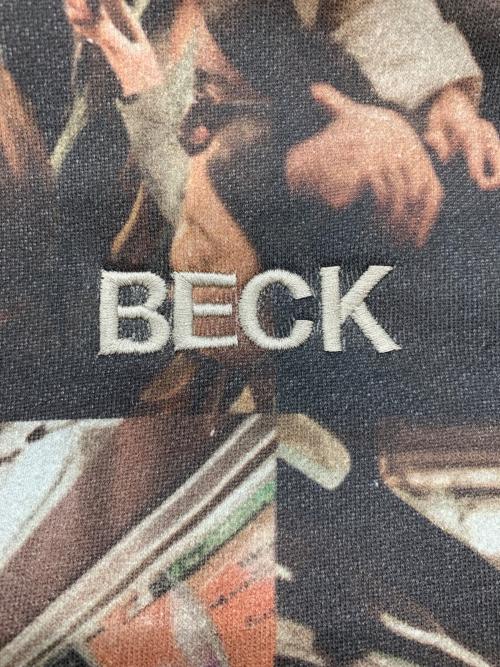 BECK AND CALL（ベックアンドコール）BECK AND CALL (ベックアンドコール) Full graphic double zip hoodie グレー サイズ:Mの古着・服飾アイテム